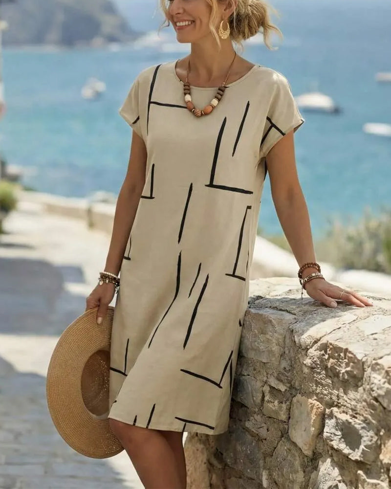MOREAU LYON | ROBE DE VACANCES À COUPE DÉTENDU POUR FEMMES