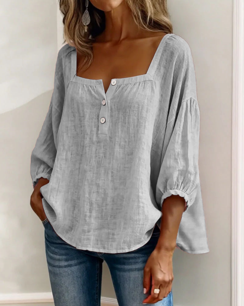 VIDAL BORDEAUX | BLOUSE EN LIN POUR FEMME