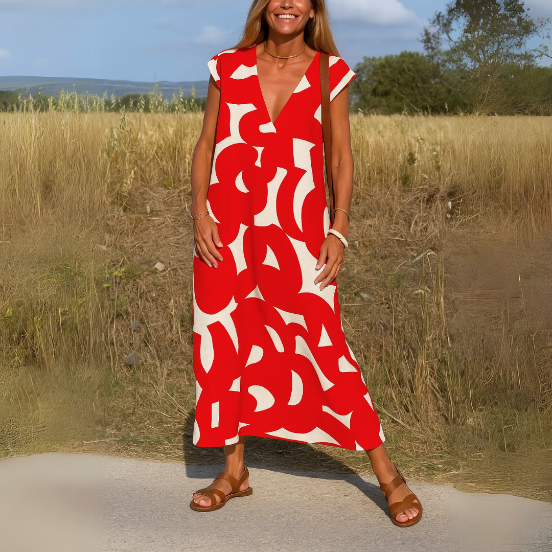 MOREAU LYON | ROBE IMPRIMÉE POUR FEMME