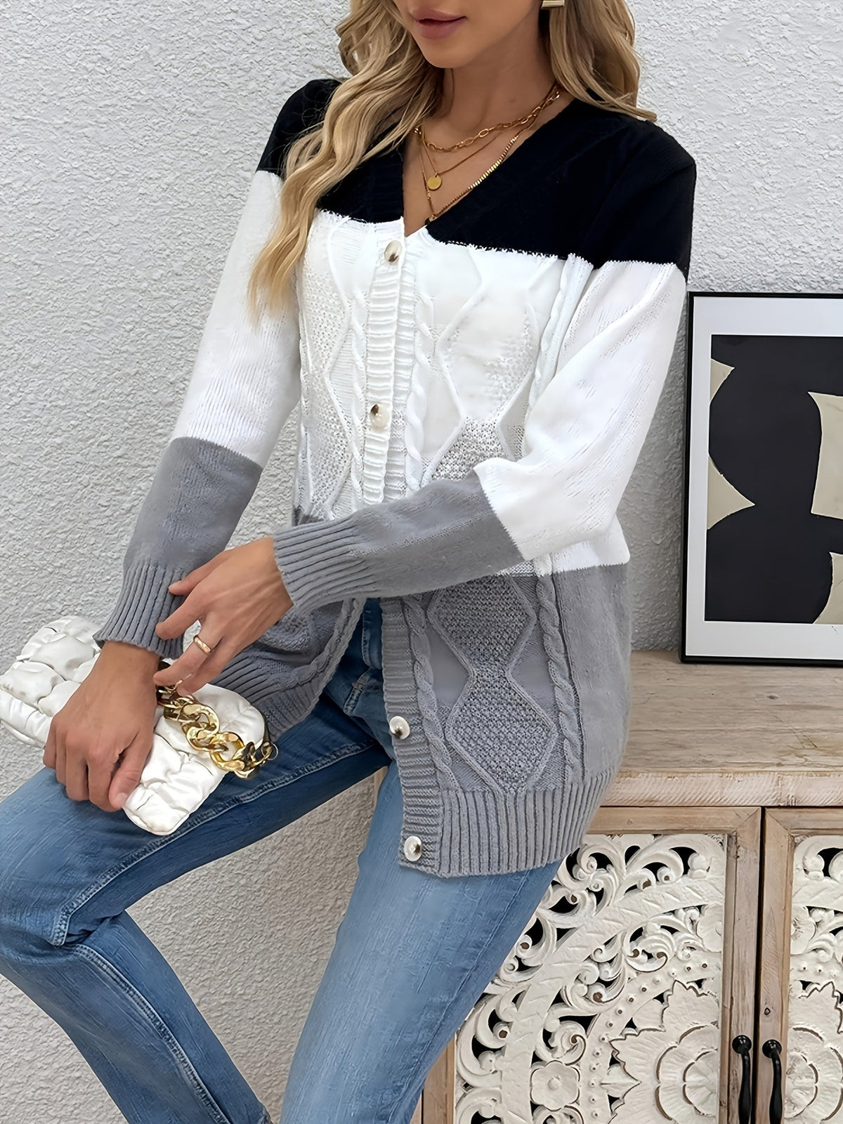 VIDAL BORDEAUX | GILET PATCHWORK POUR FEMMES