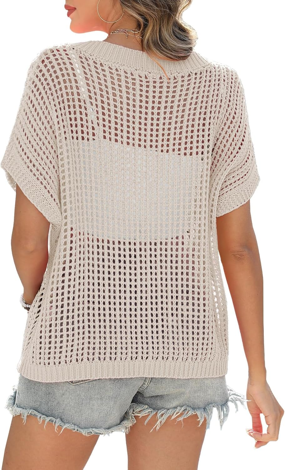 VIDAL BORDEAUX | HAUT EN CROCHET TRICOTÉ POUR FEMMES