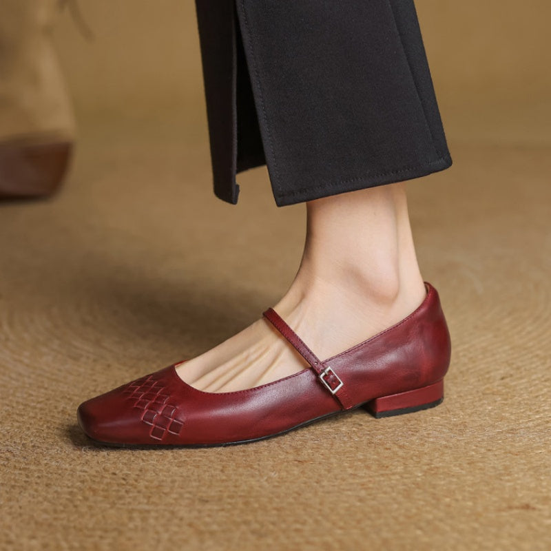 Marlow | Ballerines Mary Jane à bout carré