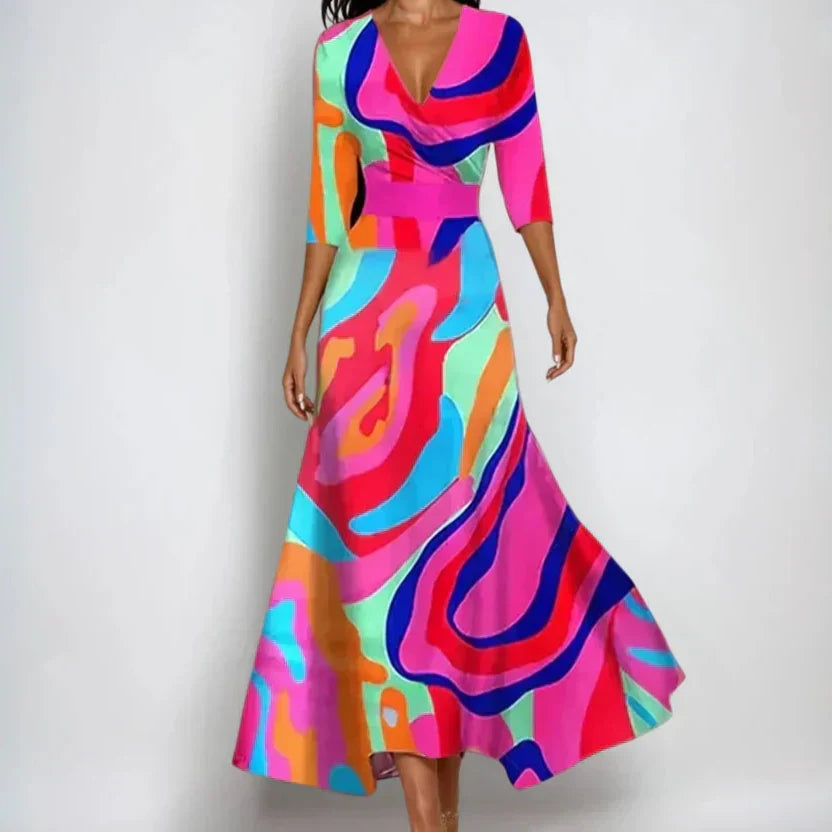MOREAU LYON | ROBE PORTEFEUILLE ÉLÉGANTE POUR FEMME