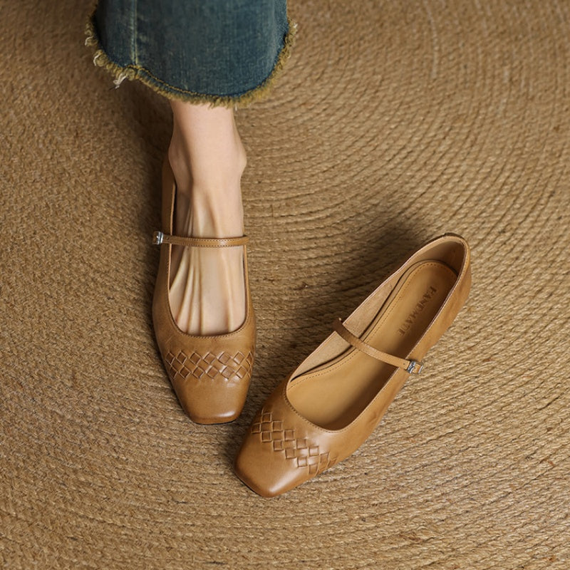 Marlow | Ballerines Mary Jane à bout carré
