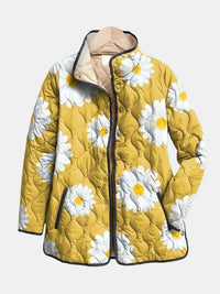 Goldenray™ | Veste à Motif Marguerite Charmante