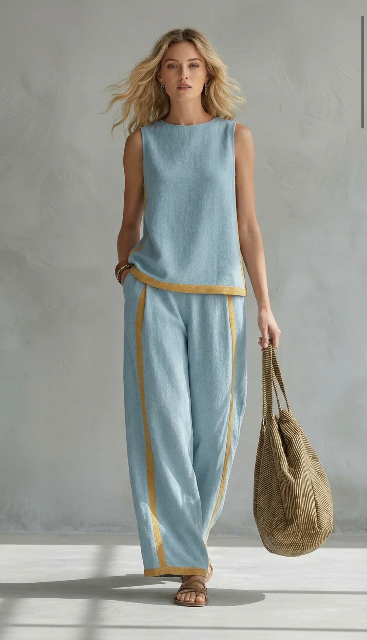 MOREAU LYON | ENSEMBLE LIN CHIC POUR FEMME