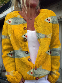 Anouk™ | Cardigan en Tricot Vintage