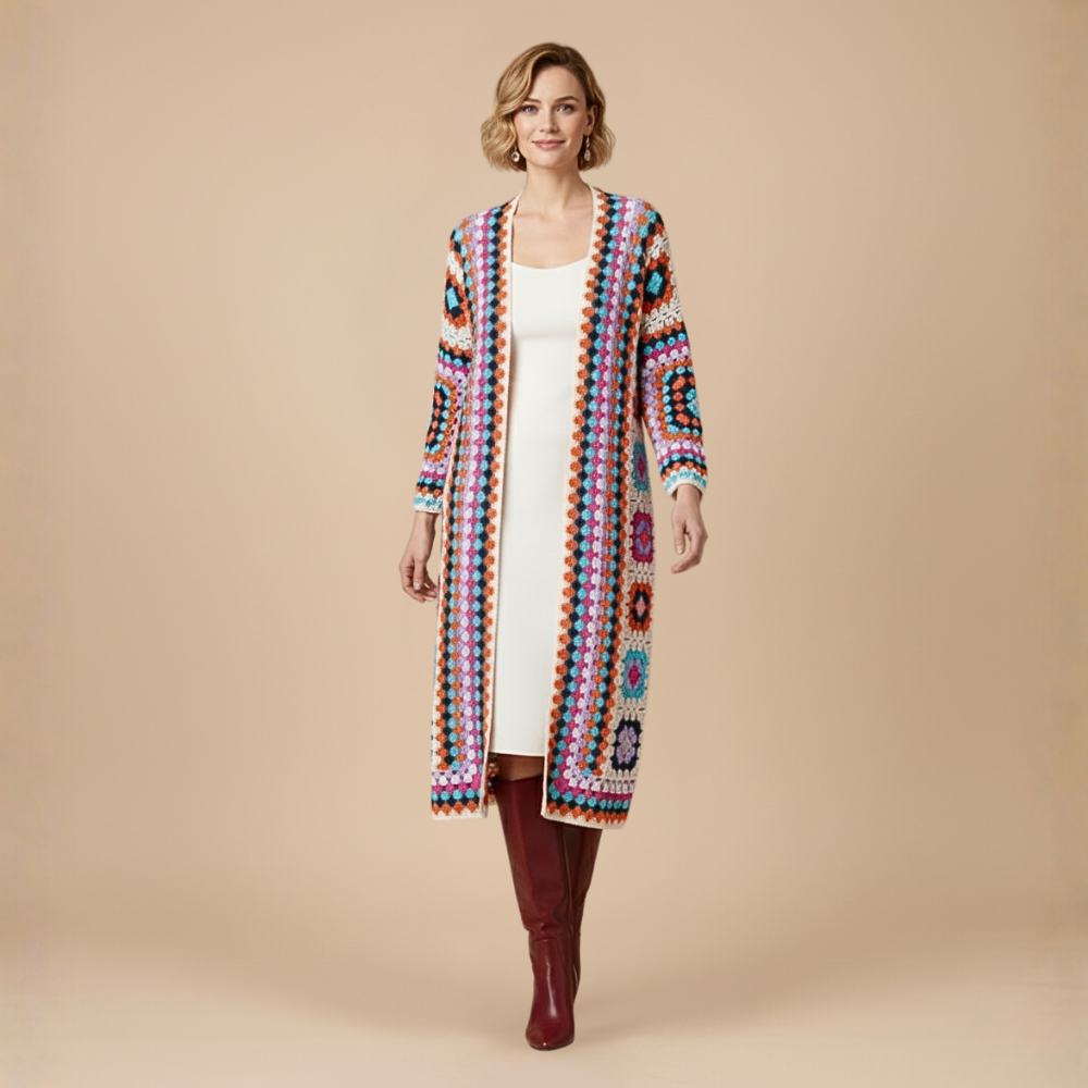 Cardigan Long Bohemian Femme