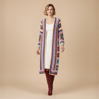 Cardigan Long Bohemian Femme