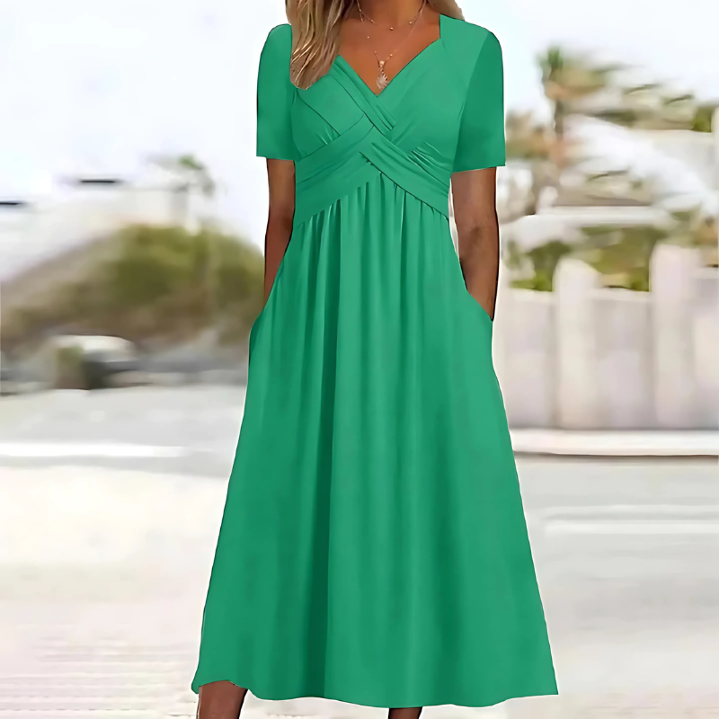 VIDAL BORDEAUX | ROBE MIDI INTEMPORELLE POUR FEMMES