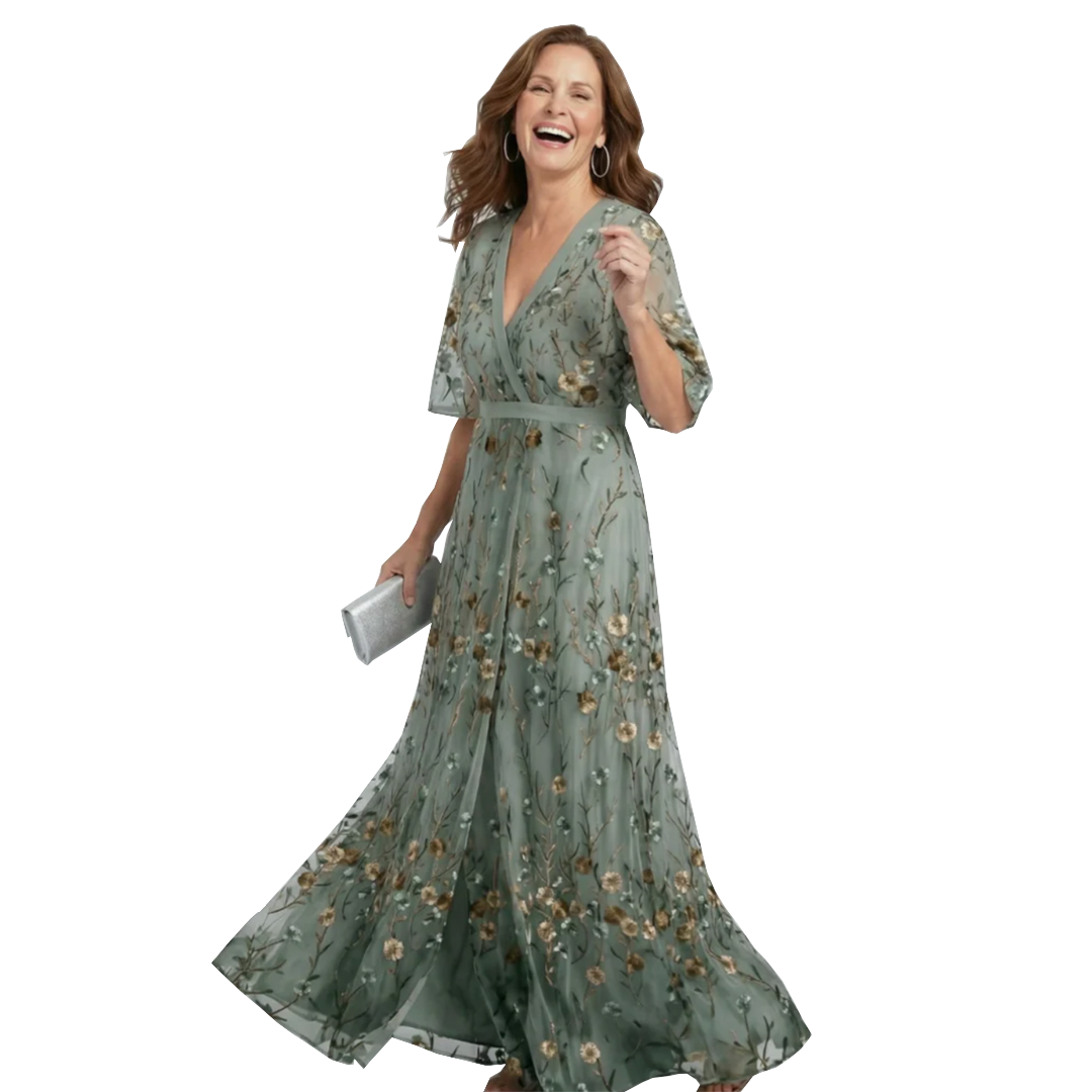 MOREAU LYON | CHIC ROBE FLORALE POUR FEMMES