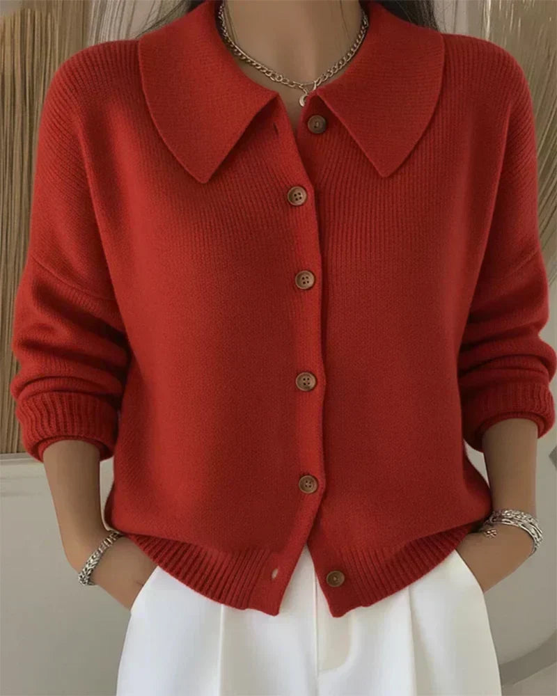 Vespera™ | Cardigan à col polo