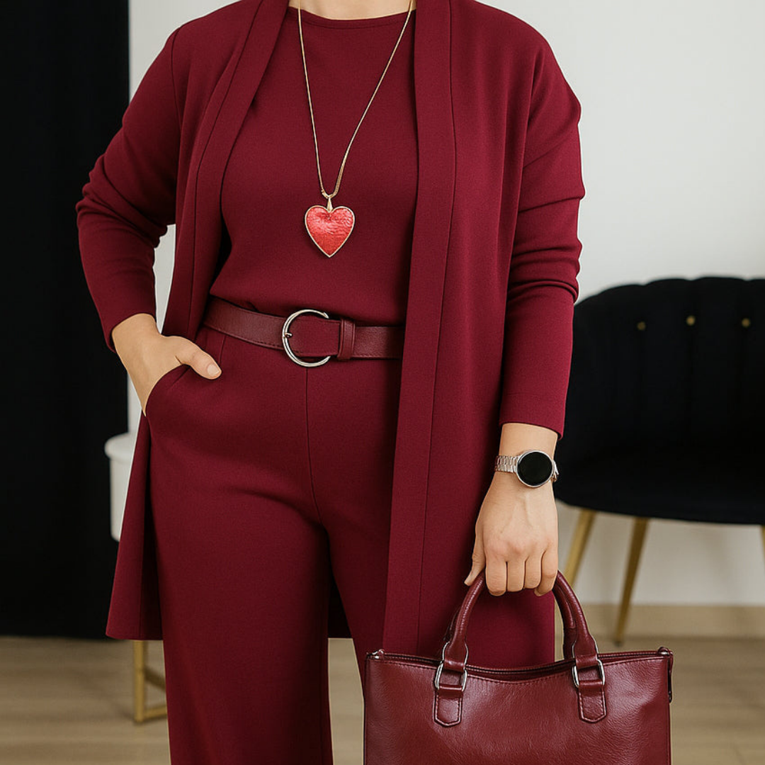 MOREAU LYON | ENSEMBLE MAILLE TROIS PIÈCES POUR FEMMES