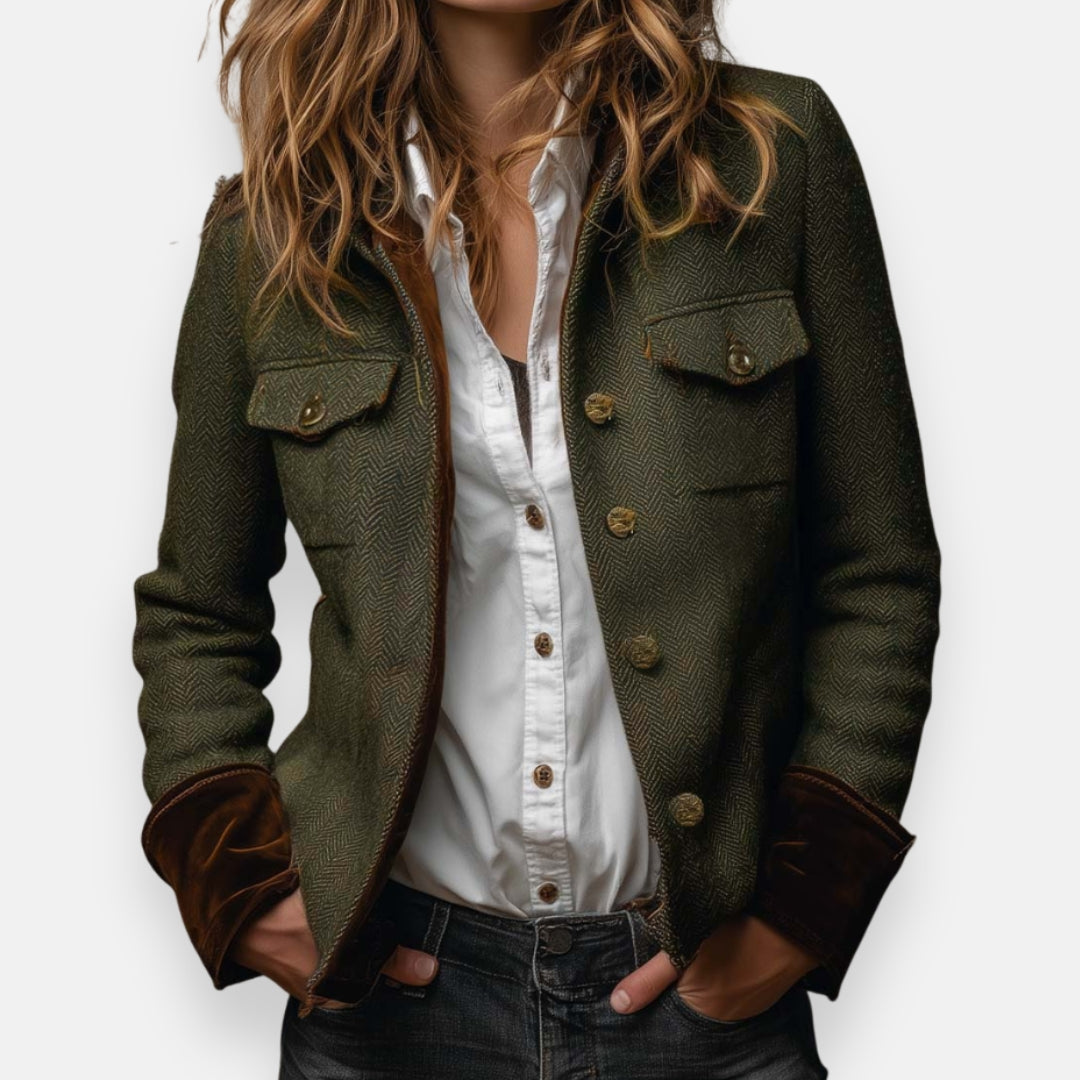 VIDAL BORDEAUX | VESTE EN TWEED POUR FEMMES