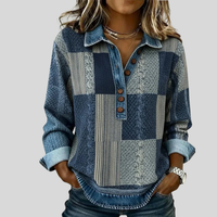 Meridell™ | Sweat à imprimé colorblock