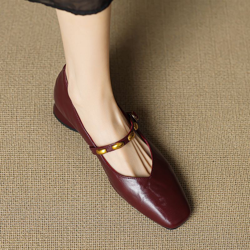Dahlia | Mary Janes à Boucle Vintage