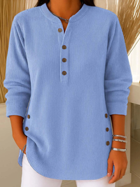 Neva™ | Tunique Henley à Boutons