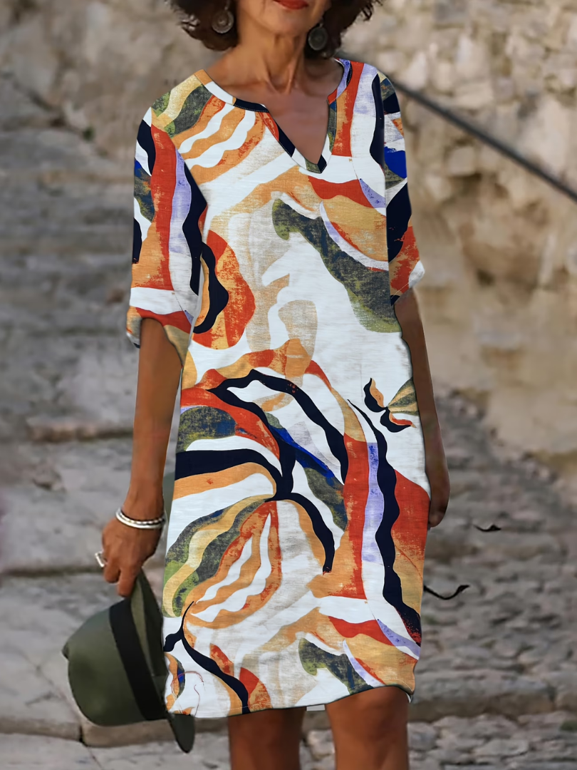 MOREAU LYON | ROBE D'ÉTÉ IMPRIMÉE POUR FEMMES