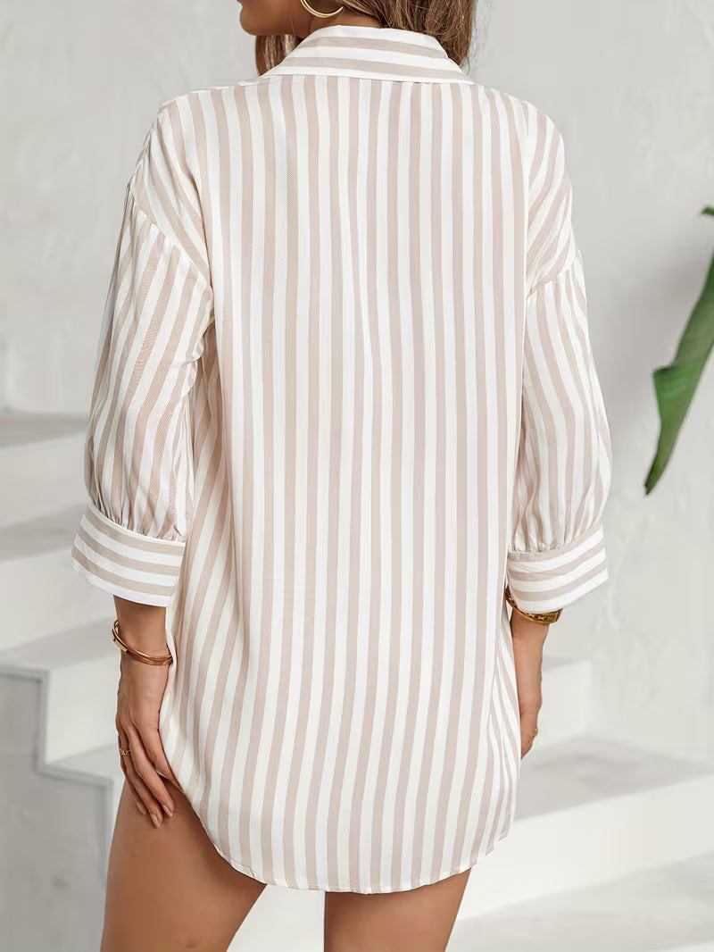 VIDAL BORDEAUX | CHEMISE RAYÉE POUR FEMME