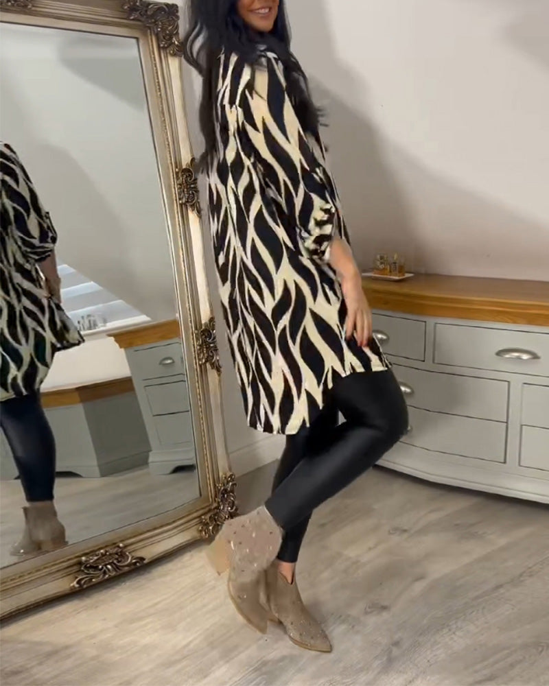 VIDAL BORDEAUX | BLOUSE CHIC IMPRIMÉE POUR FEMMES