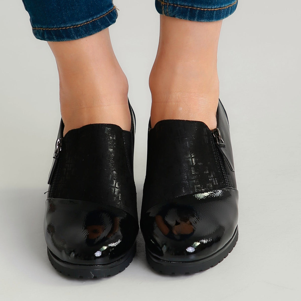 Allegra - Mocassins confortables à talons
