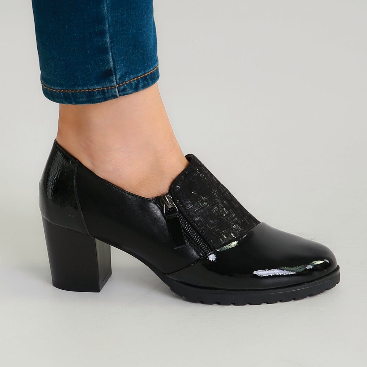 Allegra - Mocassins confortables à talons