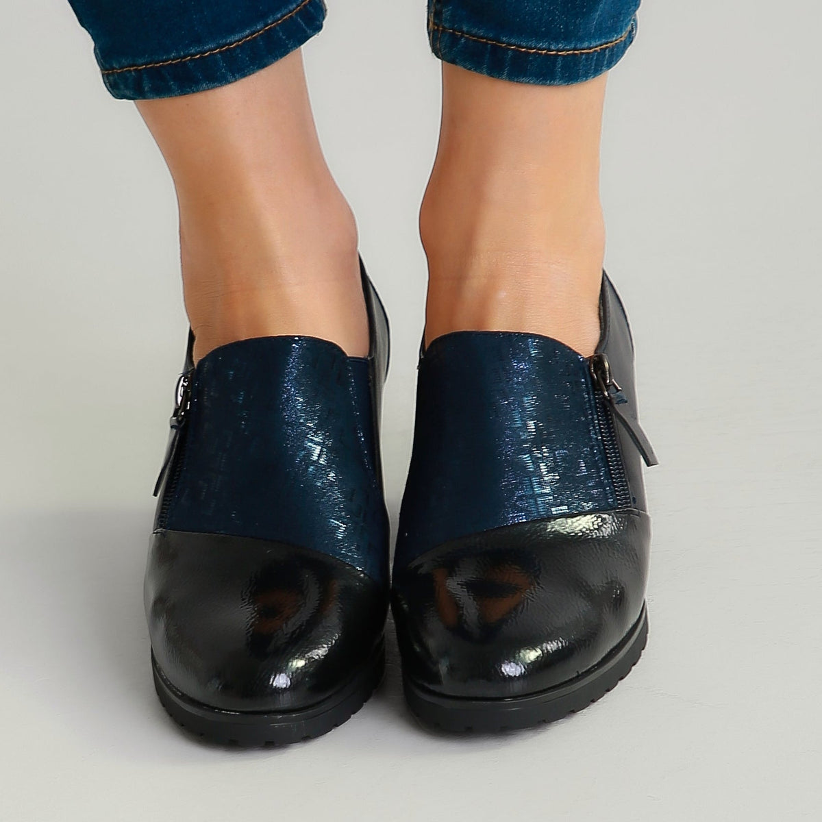 Allegra - Mocassins confortables à talons