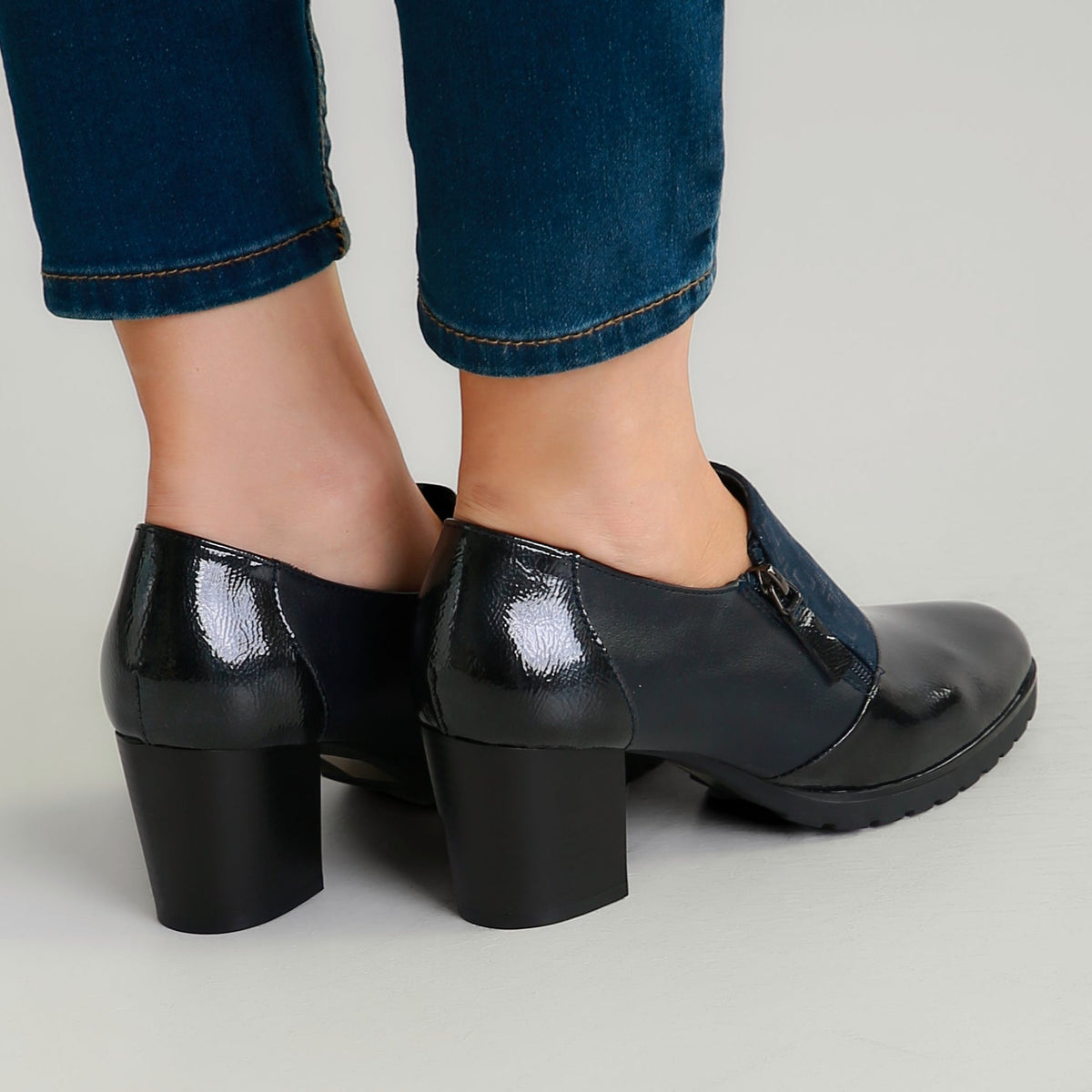 Allegra - Mocassins confortables à talons