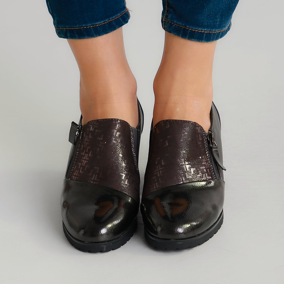 Allegra - Mocassins confortables à talons