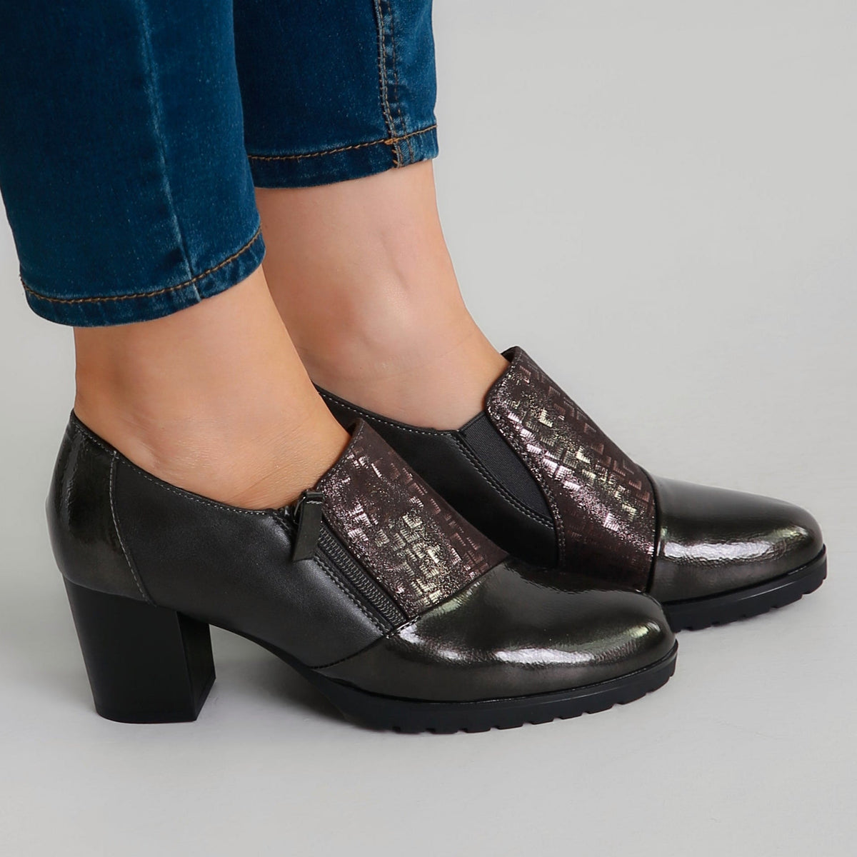 Allegra - Mocassins confortables à talons