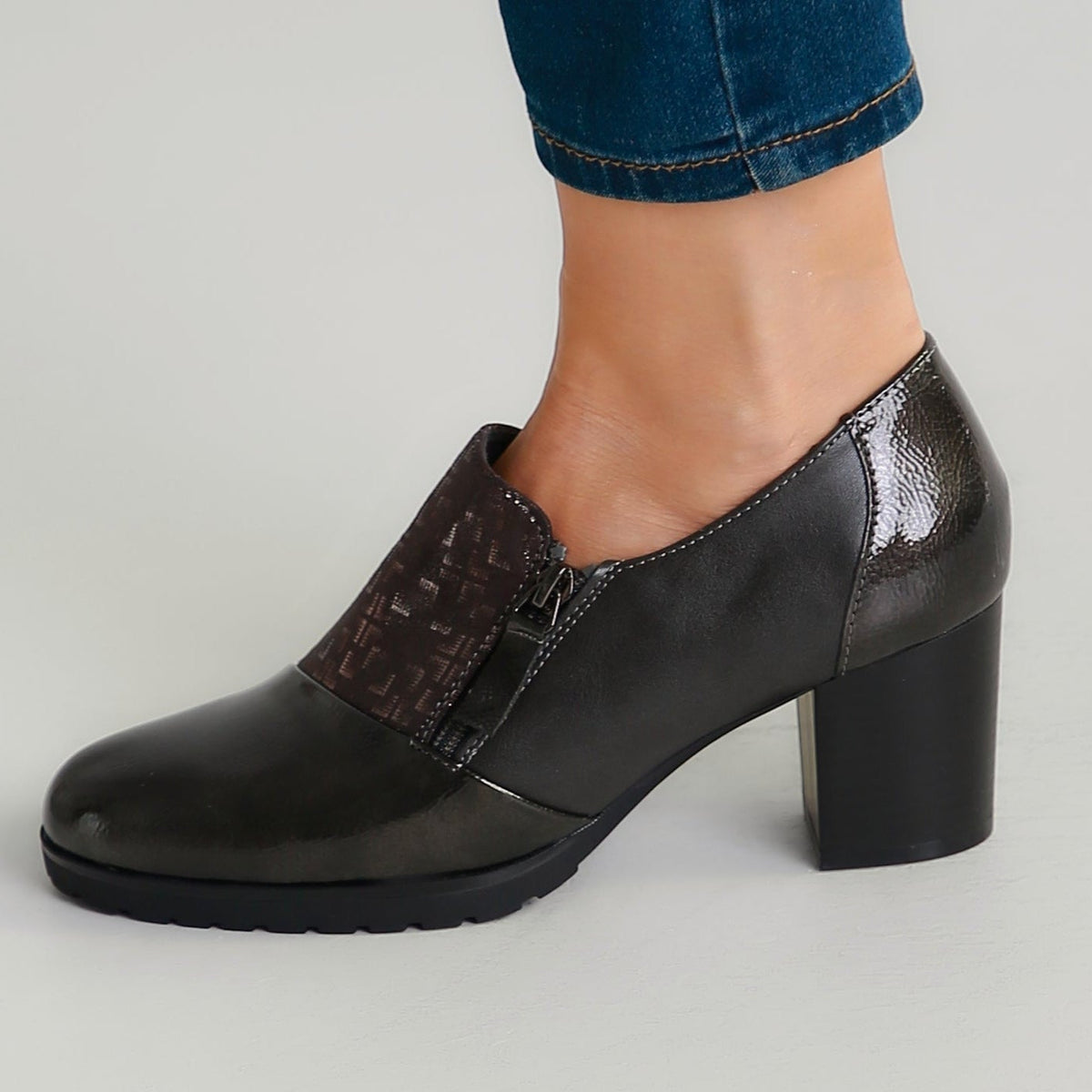 Allegra - Mocassins confortables à talons