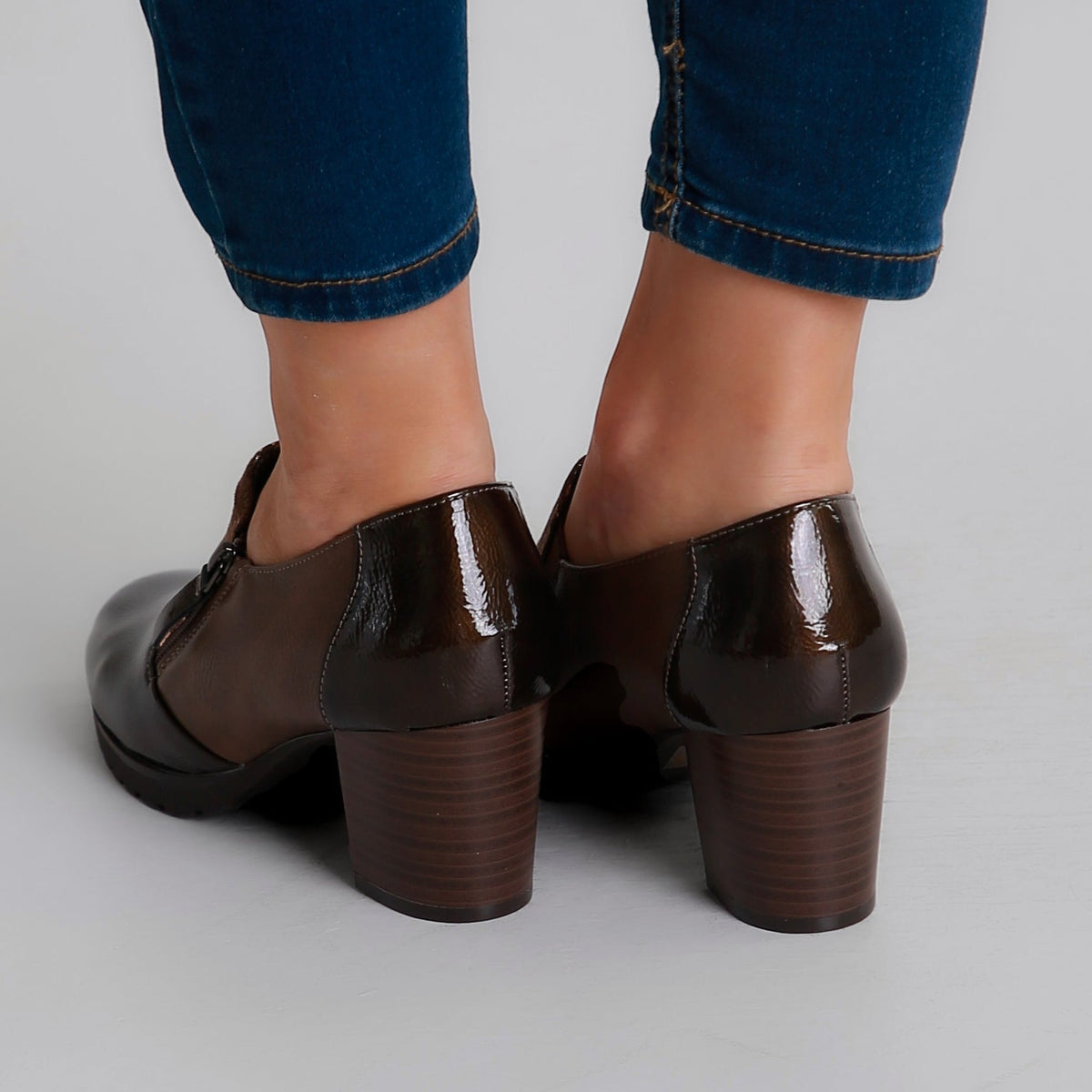 Allegra - Mocassins confortables à talons