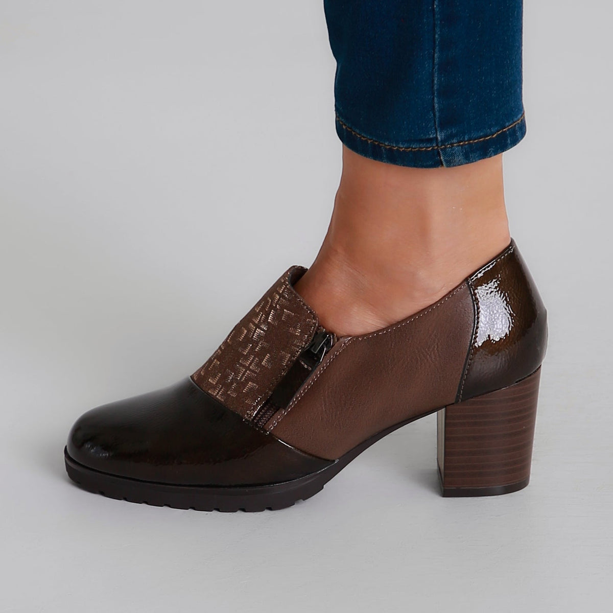 Allegra - Mocassins confortables à talons
