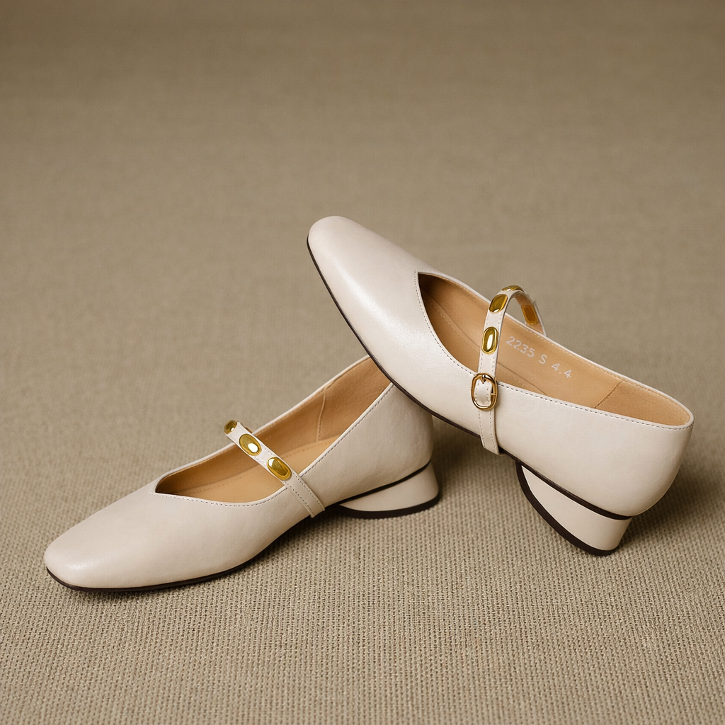 Dahlia | Mary Janes à Boucle Vintage