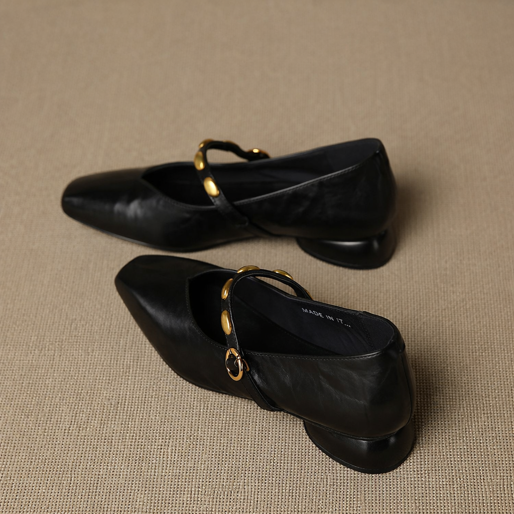 Dahlia | Mary Janes à Boucle Vintage