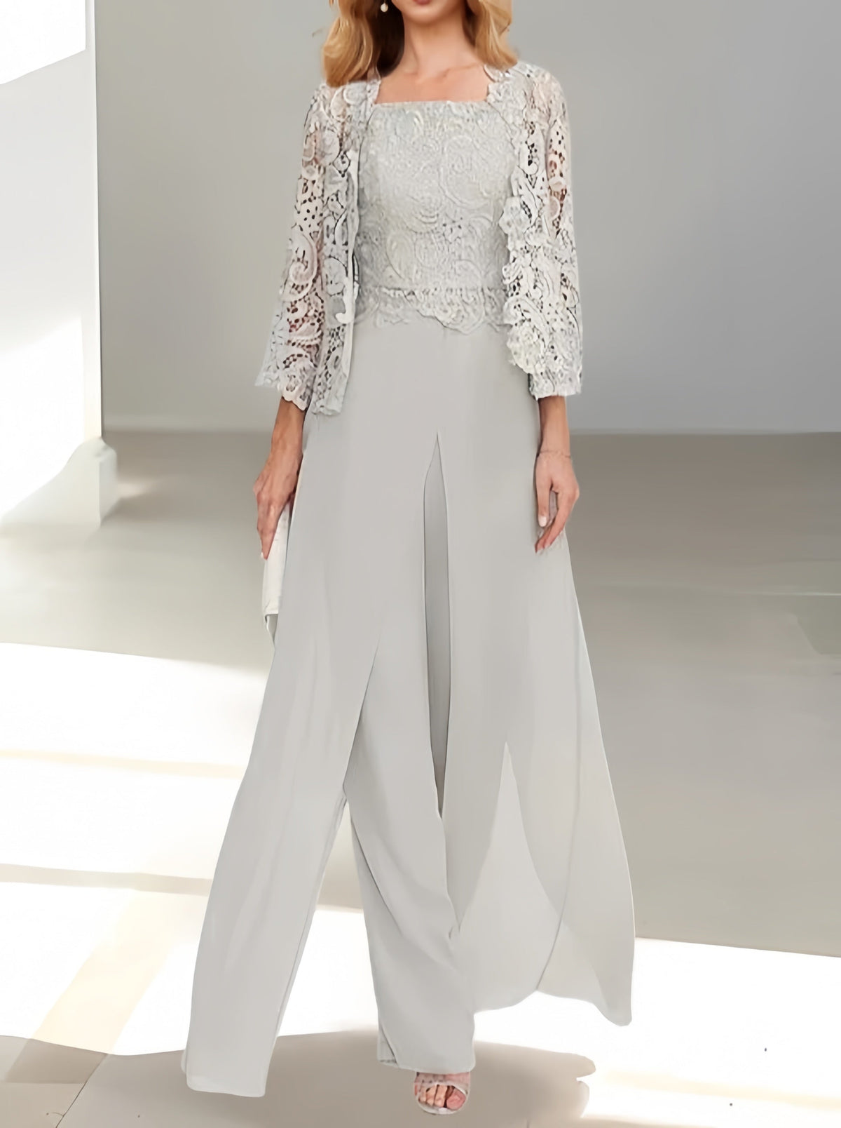 MOREAU LYON | ÉLÉGANTE ENSEMBLE PANTALON EN MOUSSELINE POUR FEMME