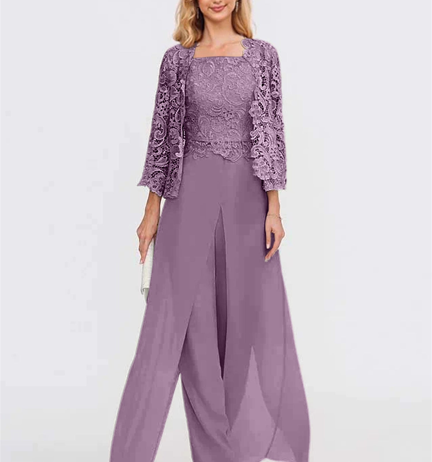 MOREAU LYON | ÉLÉGANTE ENSEMBLE PANTALON EN MOUSSELINE POUR FEMME