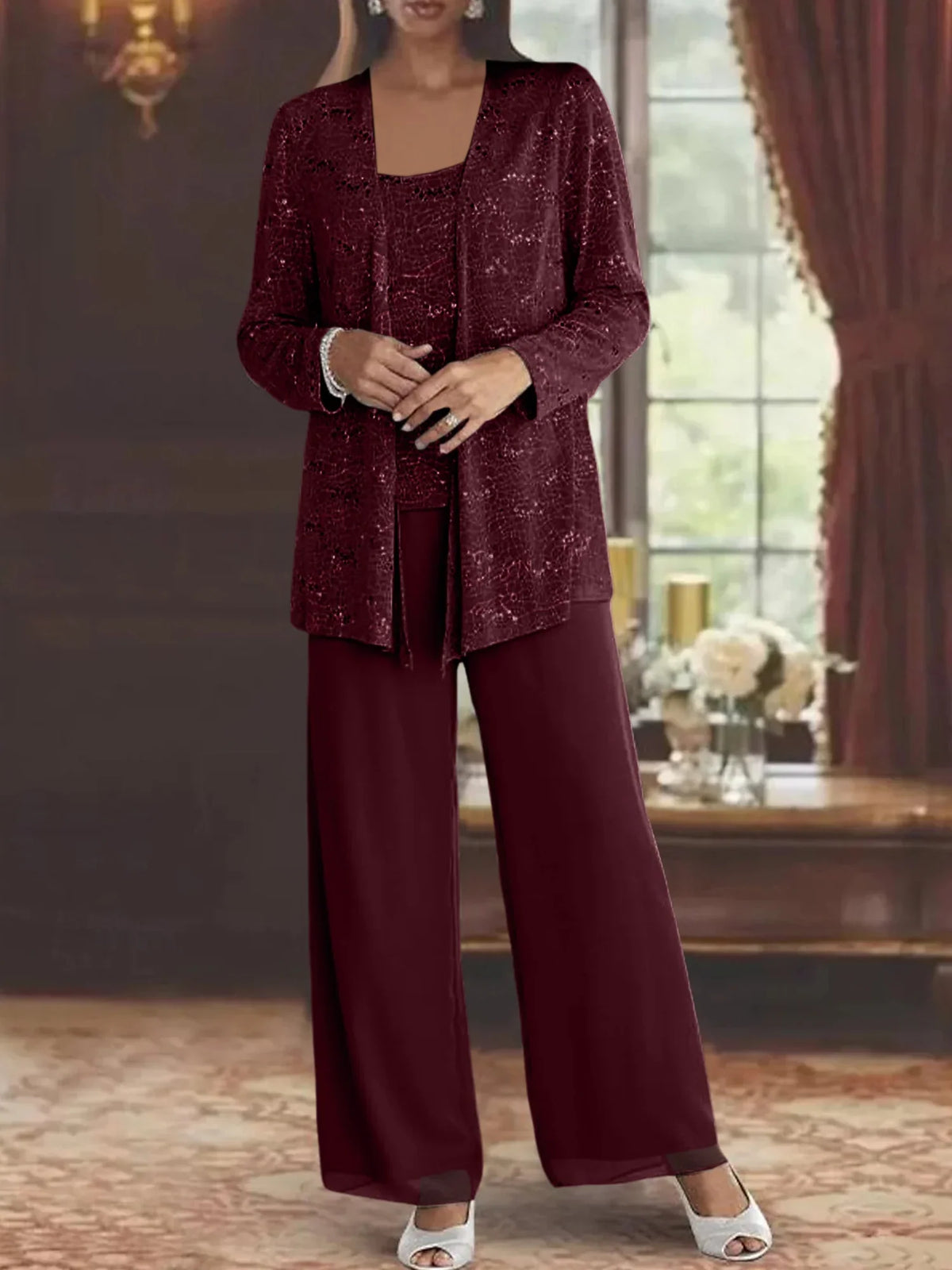 MOREAU LYON | ENSEMBLE PANTALON EN MOUSSELINE POUR FEMME