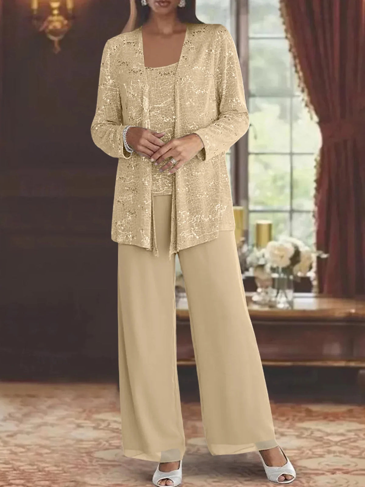 MOREAU LYON | ENSEMBLE PANTALON EN MOUSSELINE POUR FEMME