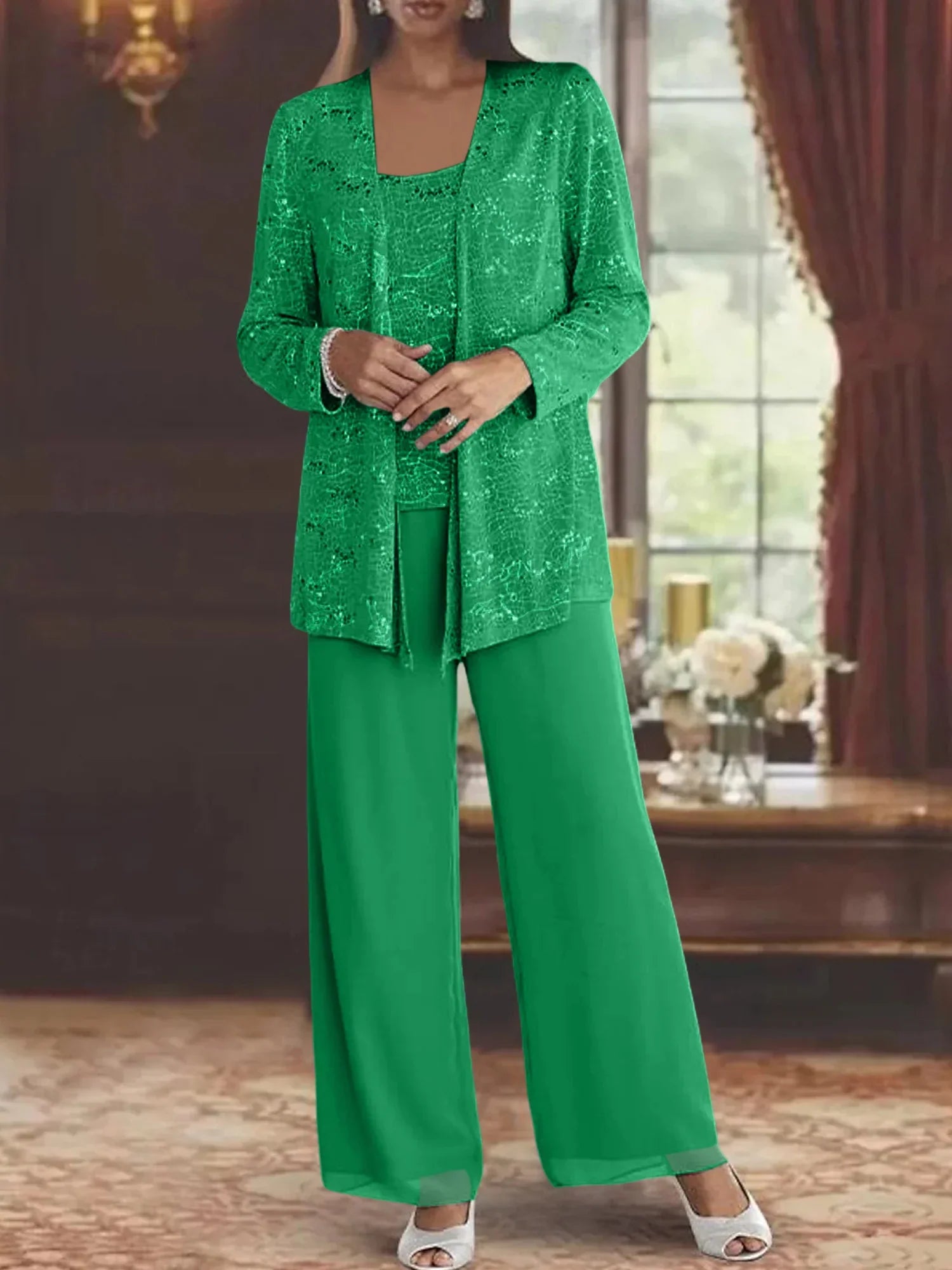 MOREAU LYON | ENSEMBLE PANTALON EN MOUSSELINE POUR FEMME