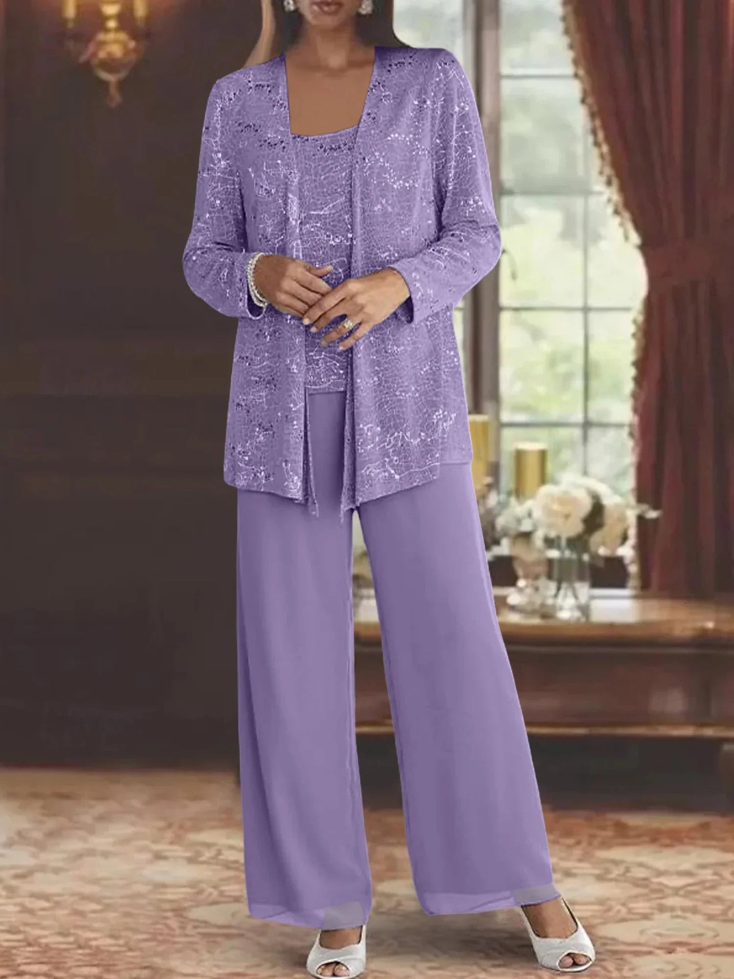 MOREAU LYON | ENSEMBLE PANTALON EN MOUSSELINE POUR FEMME