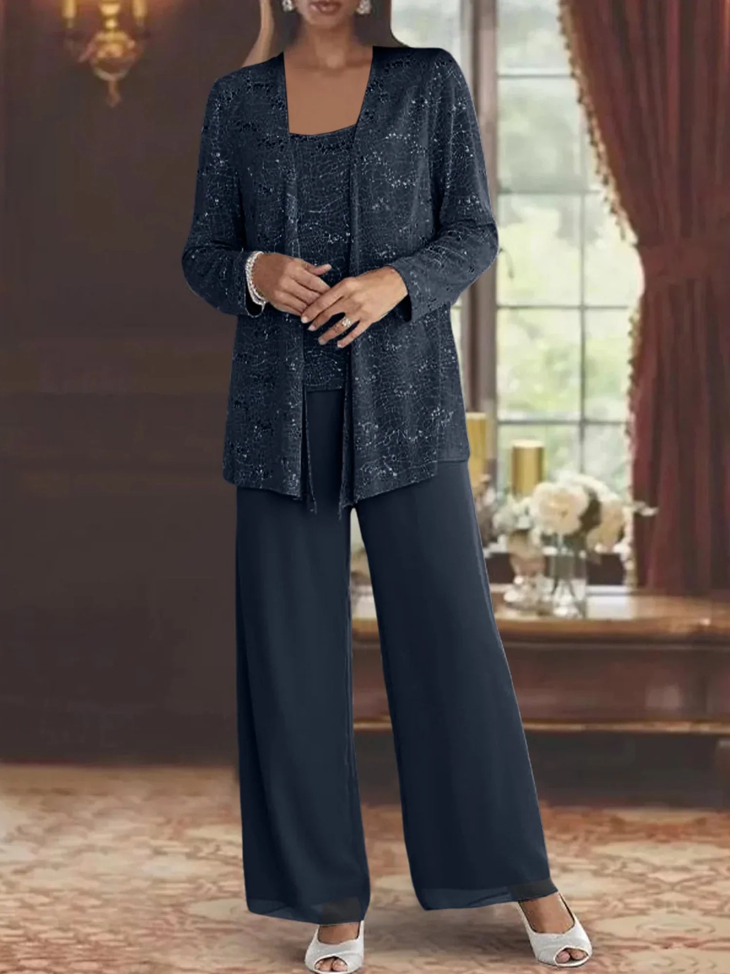 MOREAU LYON | ENSEMBLE PANTALON EN MOUSSELINE POUR FEMME