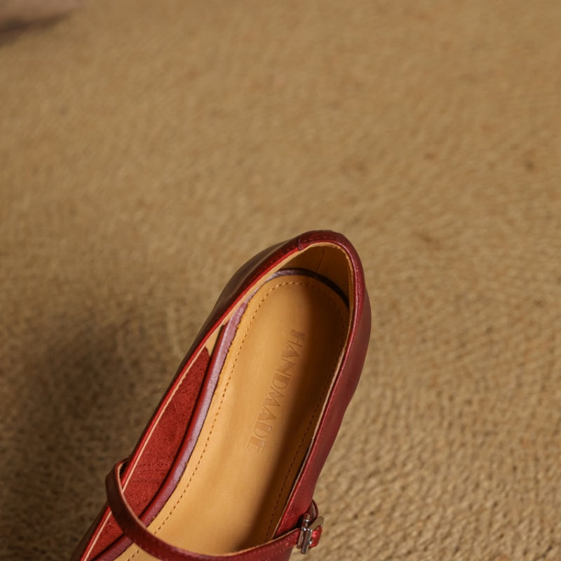 Marlow | Ballerines Mary Jane à bout carré
