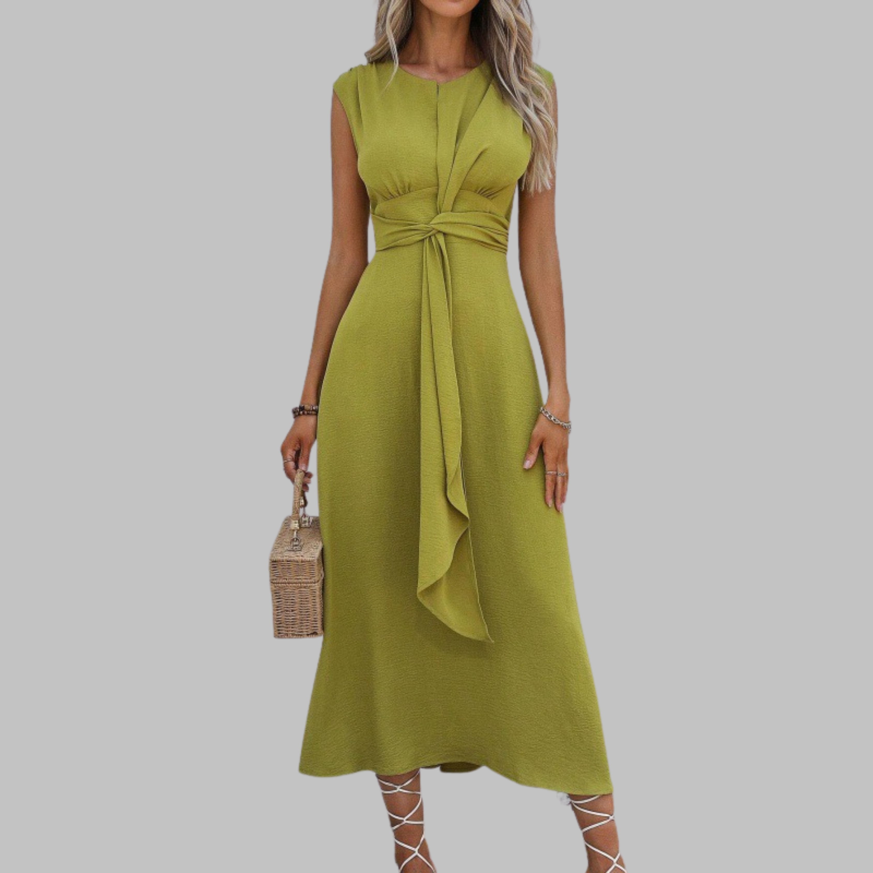 MOREAU LYON | ROBE MAXI SANS MANCHES POUR FEMMES