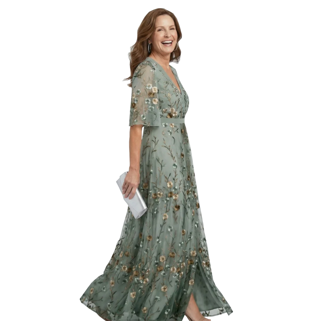 MOREAU LYON | CHIC ROBE FLORALE POUR FEMMES