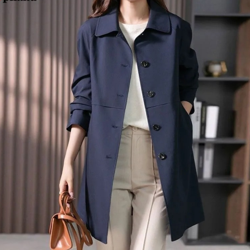 Margot | Manteau Trench Élégant Mi-Long
