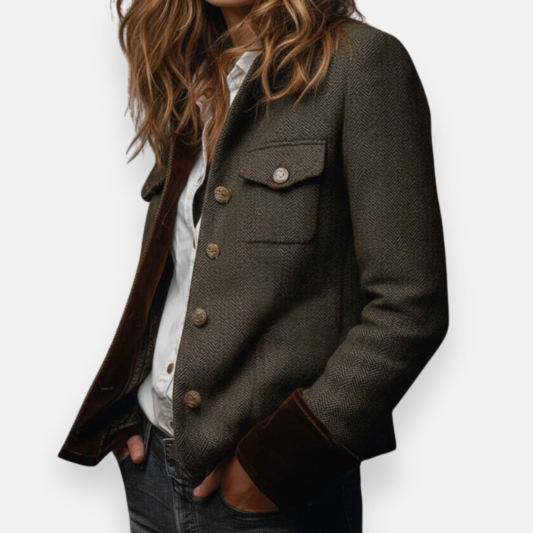 VIDAL BORDEAUX | VESTE EN TWEED POUR FEMMES