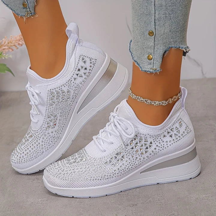 MOREAU LYON | BASKETS EN STRASS POUR FEMMES