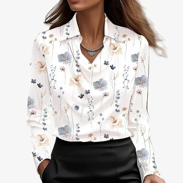 VIDAL BORDEAUX | BLOUSE DRAPÉE COL COWL POUR FEMMES
