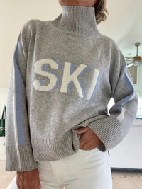 Corinne | Pull de ski à col roulé cosy
